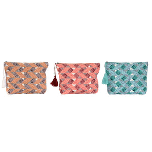 Travel Vanity Case Home ESPRIT Brown Turquoise Coral 25 x 5 x 20 cm (3 Units)-0