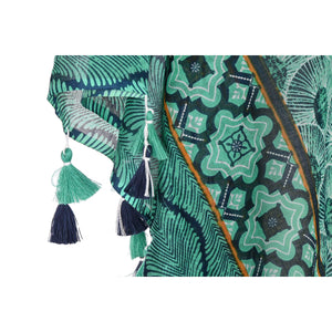 Sarong Home ESPRIT Red Green Coral (3 Units)-2