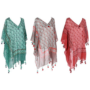 Sarong Home ESPRIT Red Green Coral (3 Units)-0
