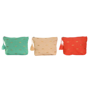 Travel Vanity Case Home ESPRIT Green Beige Coral 25 x 5 x 20 cm (3 Units)-0