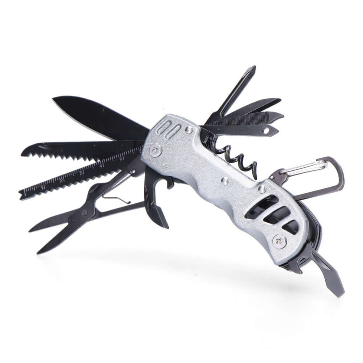 Multi-purpose knife EDM 08557 K2 Silver Snap hook-0