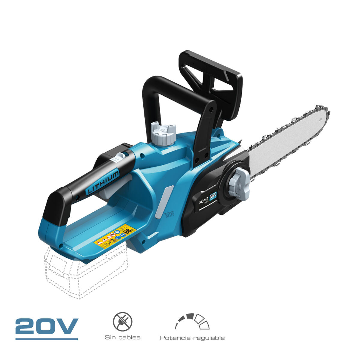 Battery Chainsaw Koma Tools 20 V-7