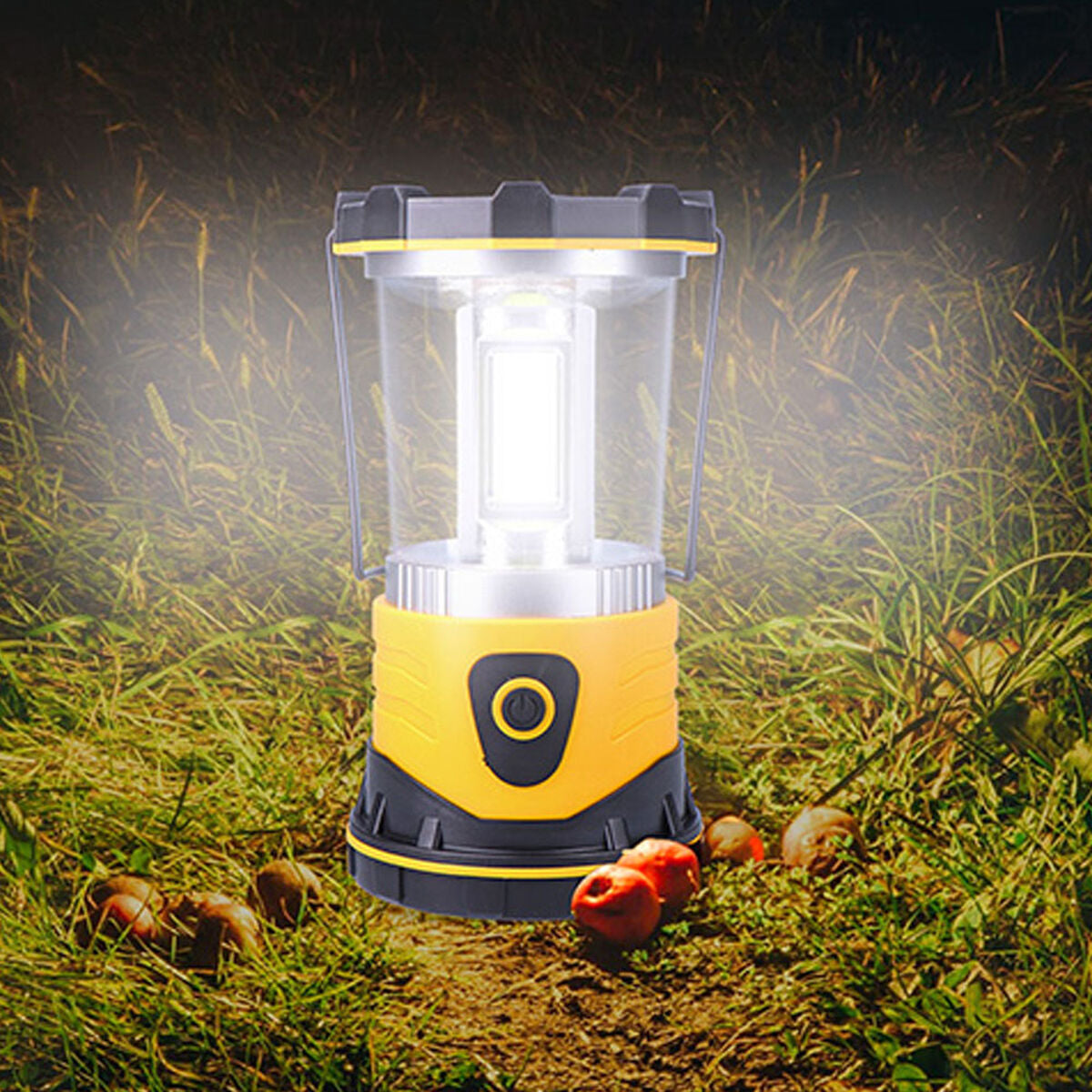 LED Lantern EDM 36147 Yellow 9 W 1200 Lm Classic Camping-0