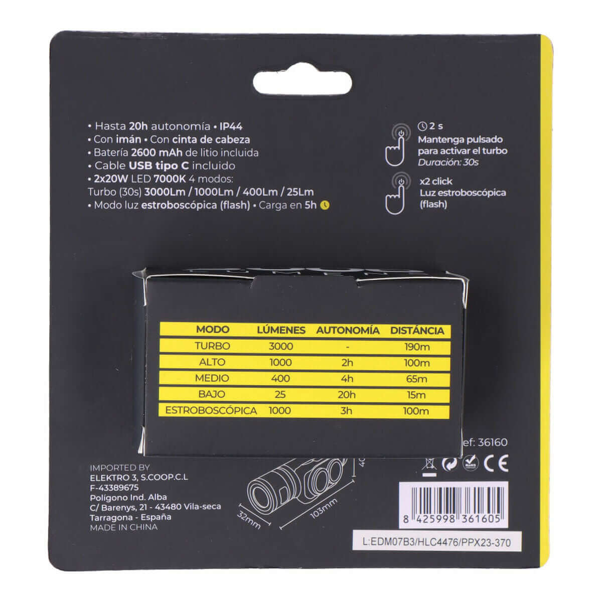  LED Head Torch – Bright, Durable & Waterproof - Revlando