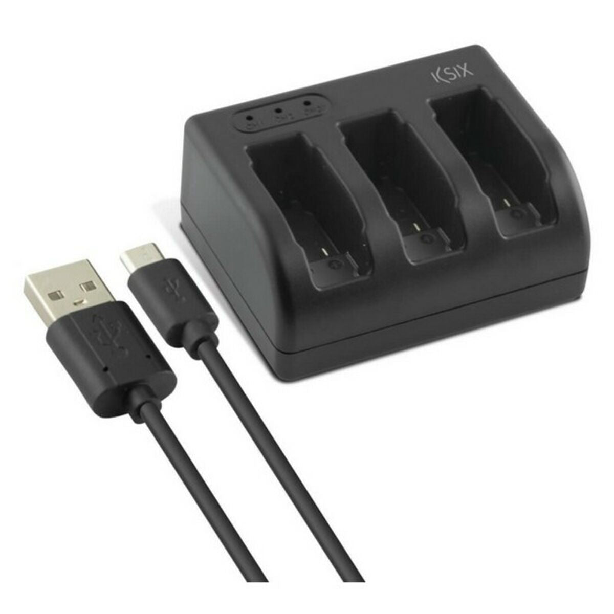 GoPro Battery Charger KSIX Hero 5 USB-C Black-0