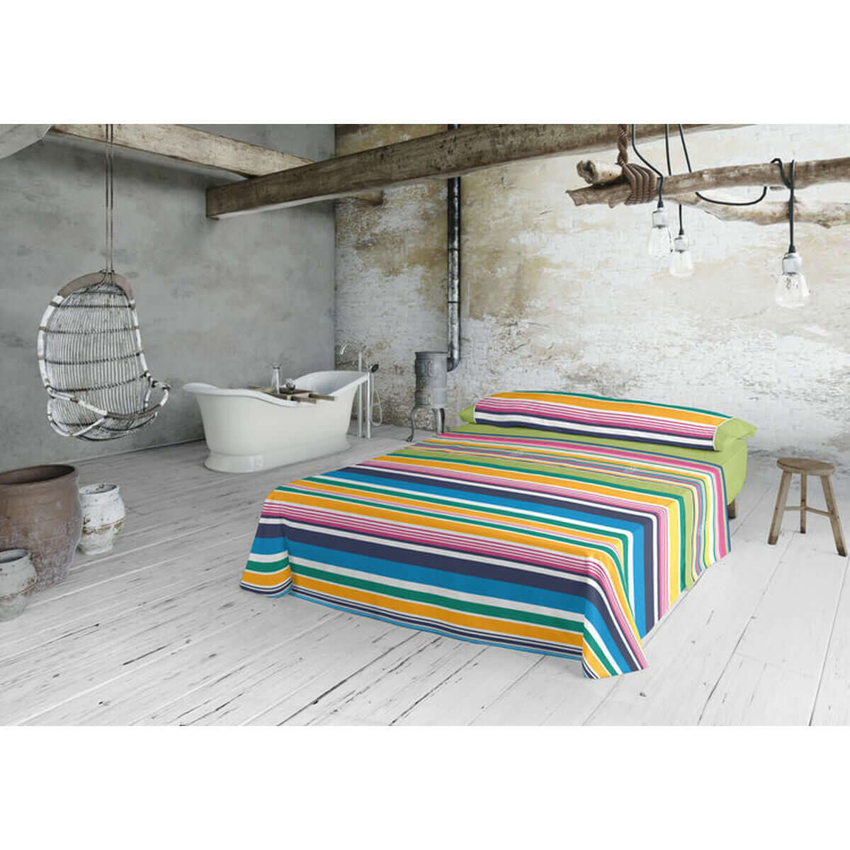 Bedding set Lois FRIDA Green King size-0