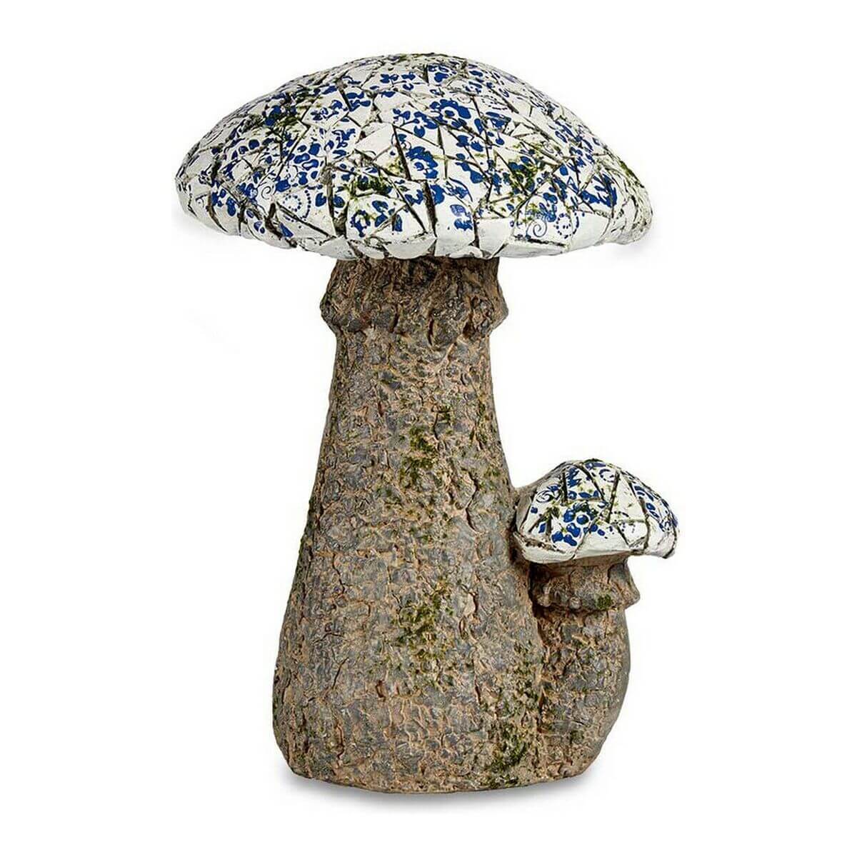 Decorative Garden Figure Ibergarden ZD18064 Polyresin Mosaic Mushroom 29 x 44 x 32 cm-0