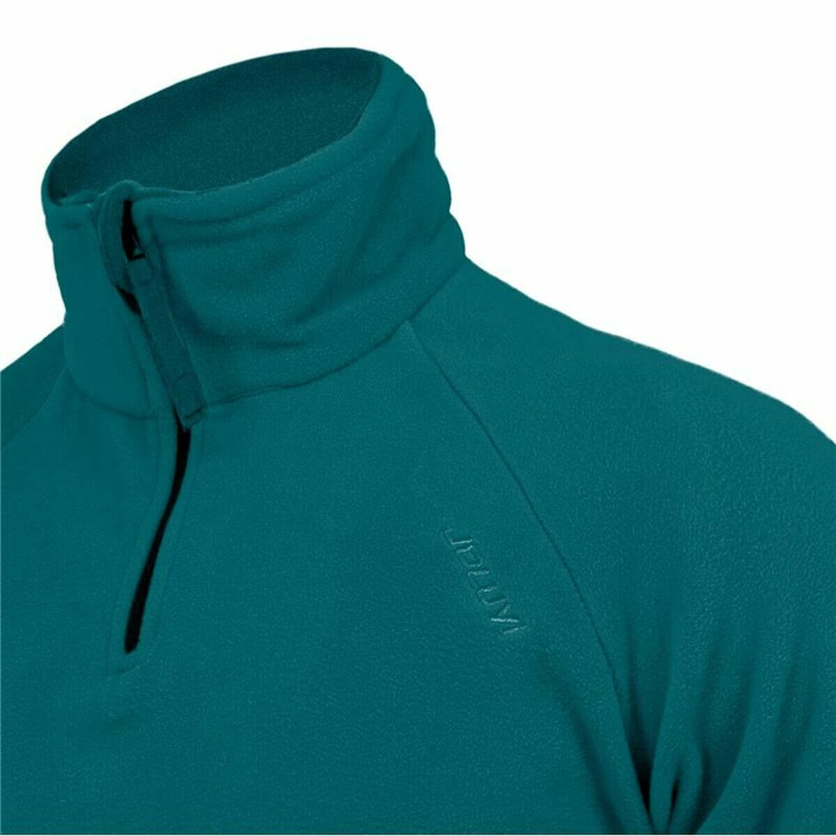 Fleece Lining Joluvi Surprise Half Children's Cyan pullover, perfect for outdoor camping adventures, available at revlando.com.