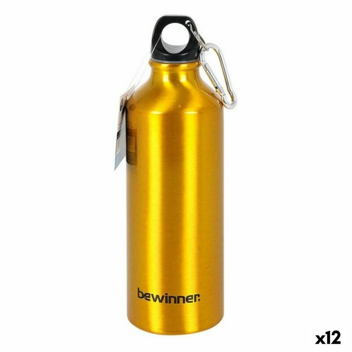 Water bottle Bewinner Aluminium 500 ml 6,5 x 21 cm (12 Units) (500 ml)-0