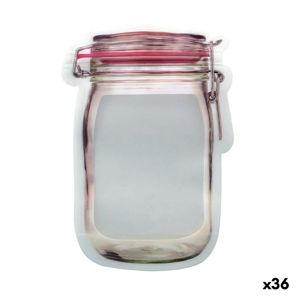 Reusable Food Bag Set 5 Pieces 13,5 x 19,5 x 7,3 cm (36 Units)-0