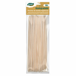 Barbecue Skewer Set Algon Bamboo 300 x 2,5 x 30 mm (100 Pieces) (24 Units)-2