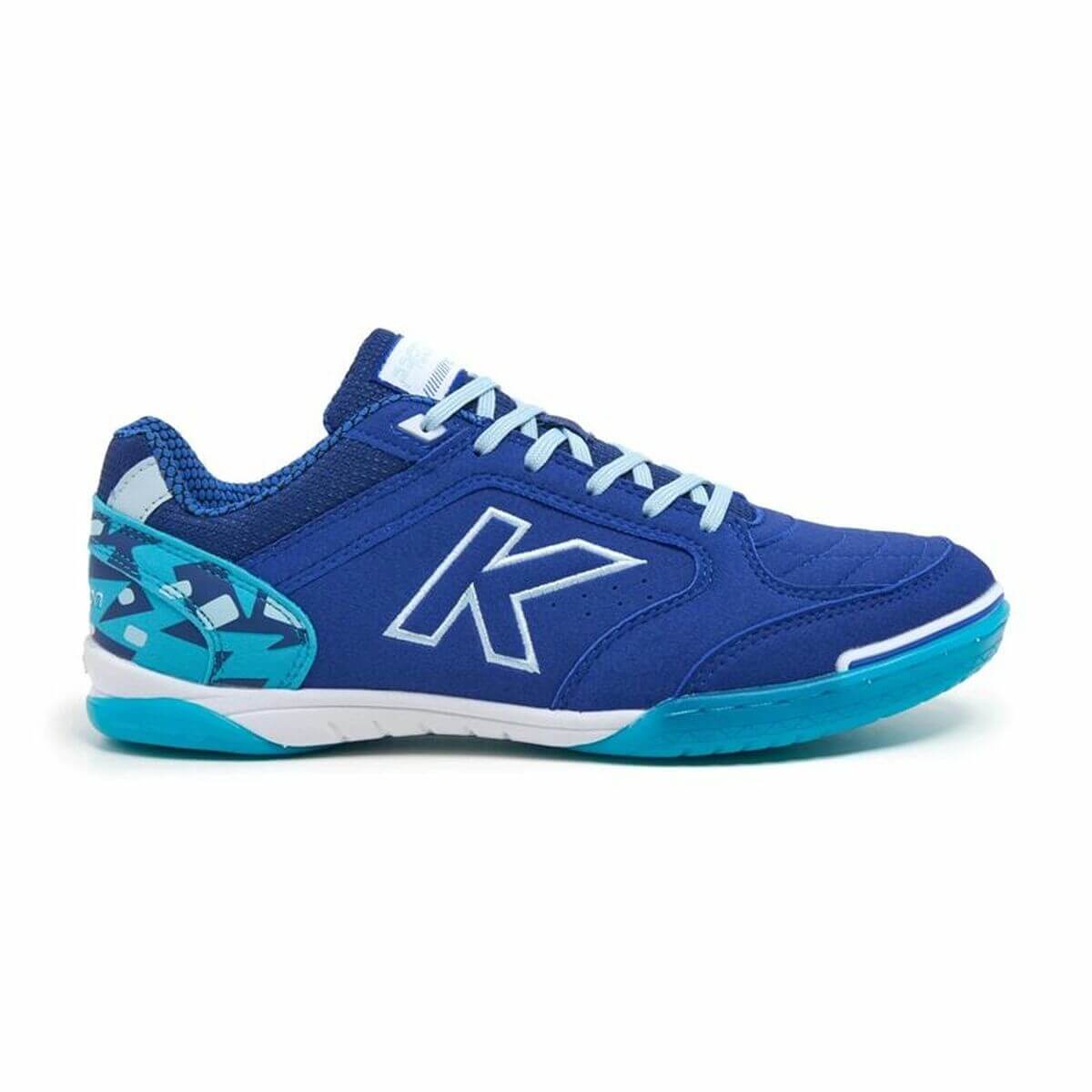 Adult's Indoor Football Shoes Kelme Precision in blue for men, ideal for sports and fitness activity.