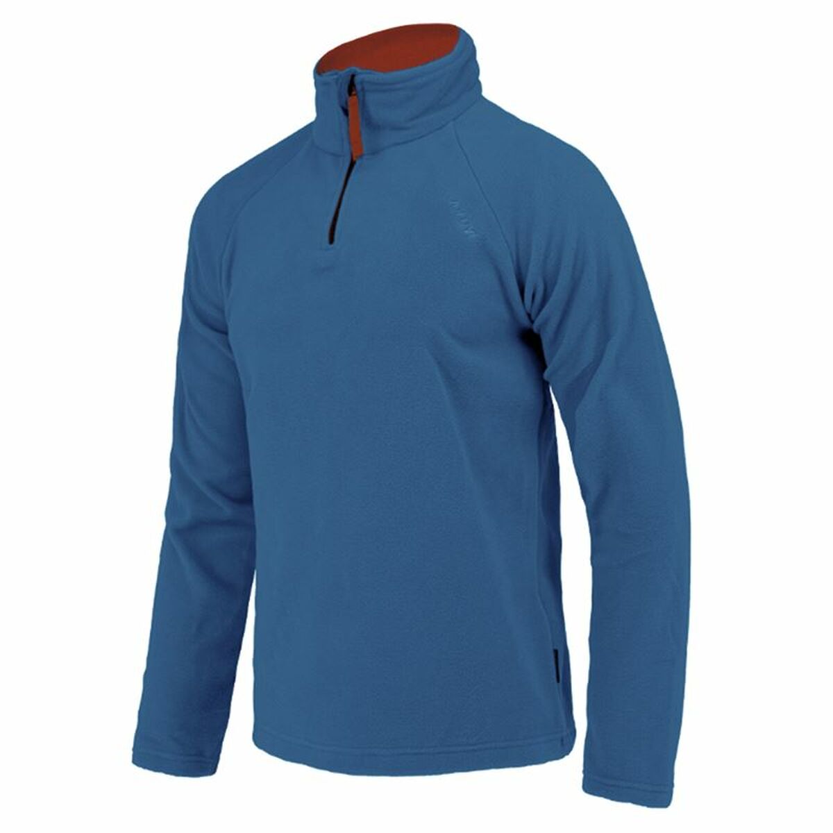 Fleece Lining Joluvi Surprise Half in blue for men, perfect for outdoor camping adventures.