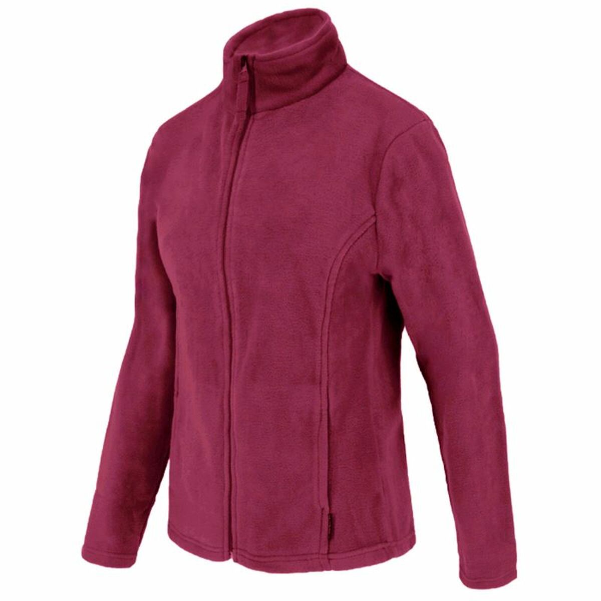 Fleece Lining Joluvi Surprise 2.0 jacket in dark pink, ideal for outdoor and camping adventures, available at revlando.com.