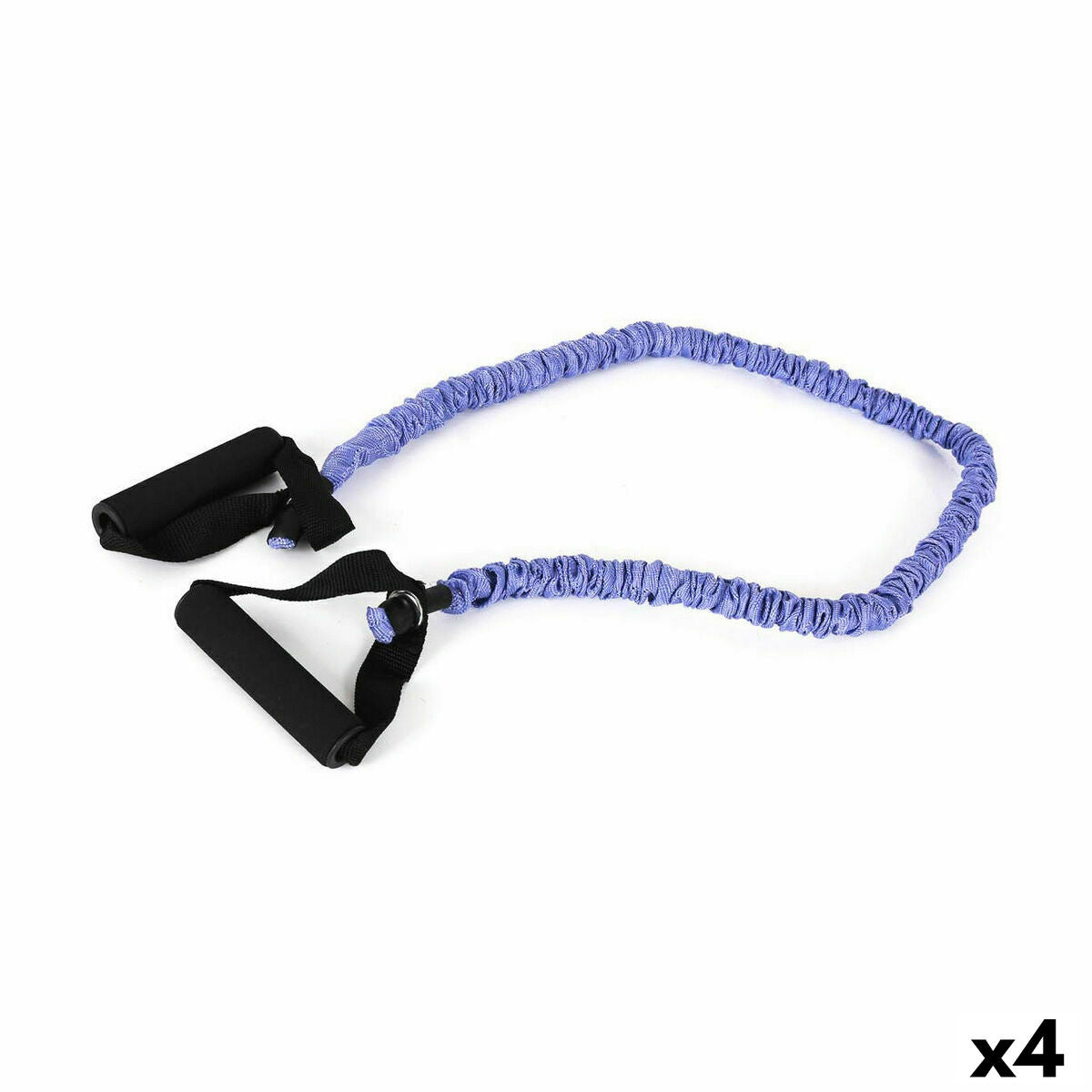 Elastic Resistance Band LongFit Sport F2 Blue, 4 units, perfect for outdoor adventures and fitness, available at revlando.com.