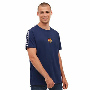 Men's Short-sleeved Football Shirt F.C. Barcelona Navy Blue-3