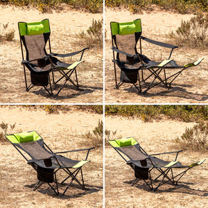 Folding Lounger Camping Chair Kampfort InnovaGoods-12