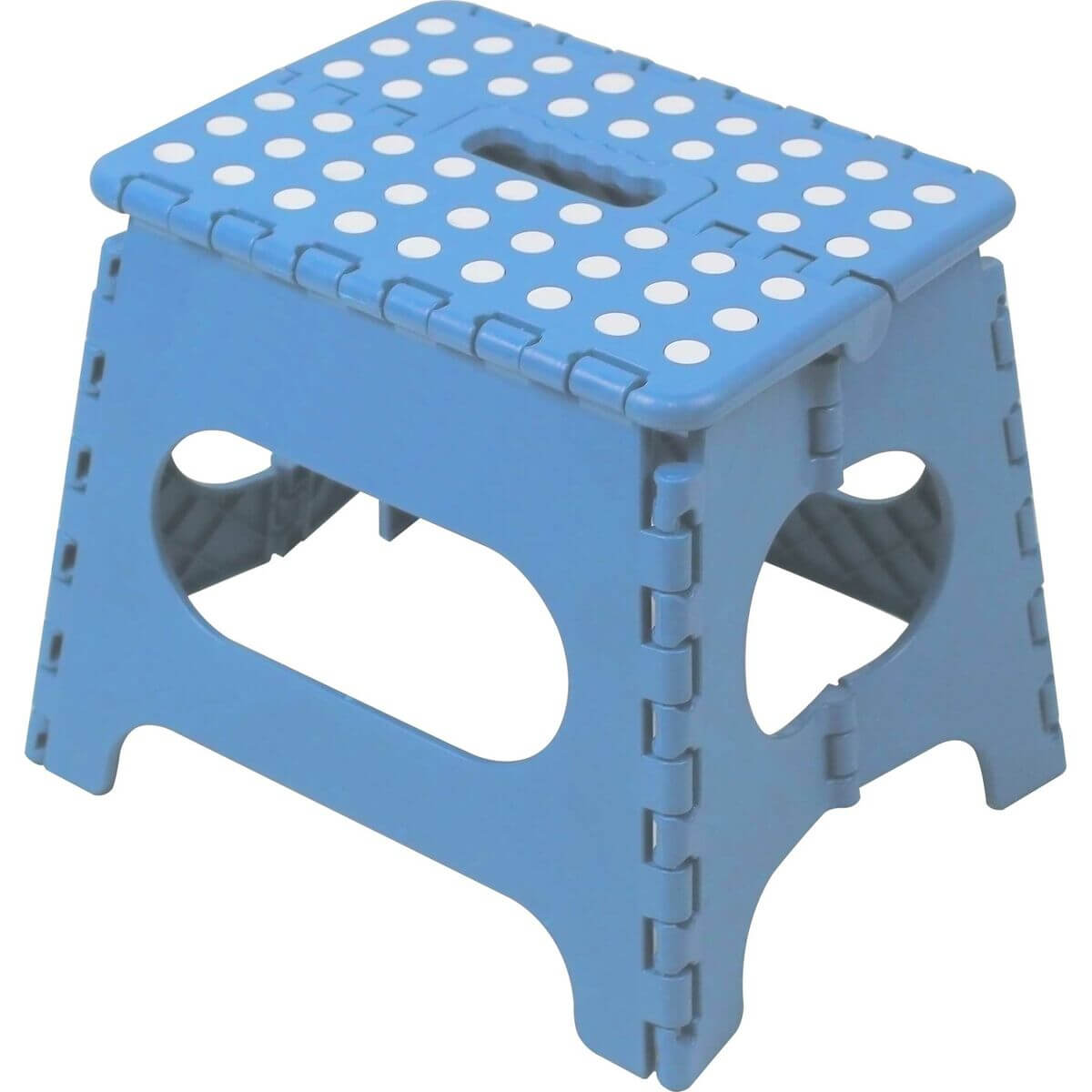 Marbueno Folding Stool Plastic Assorted Color 33x26.5x27 cm Garden 10534-0