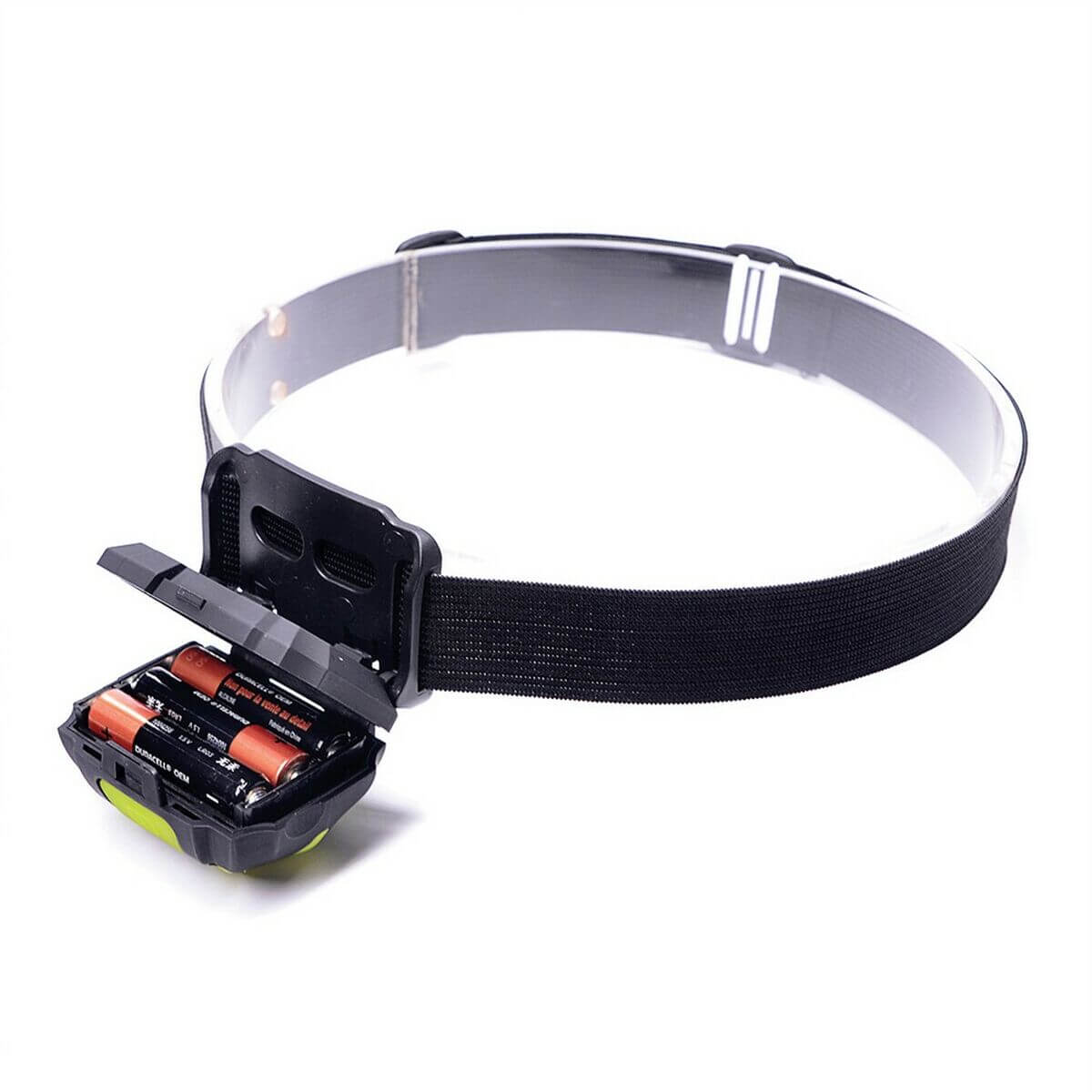 LED Head Torch TM Electron Green 3W for outdoor camping adventures, versatile and weather resistant light from revlando.com