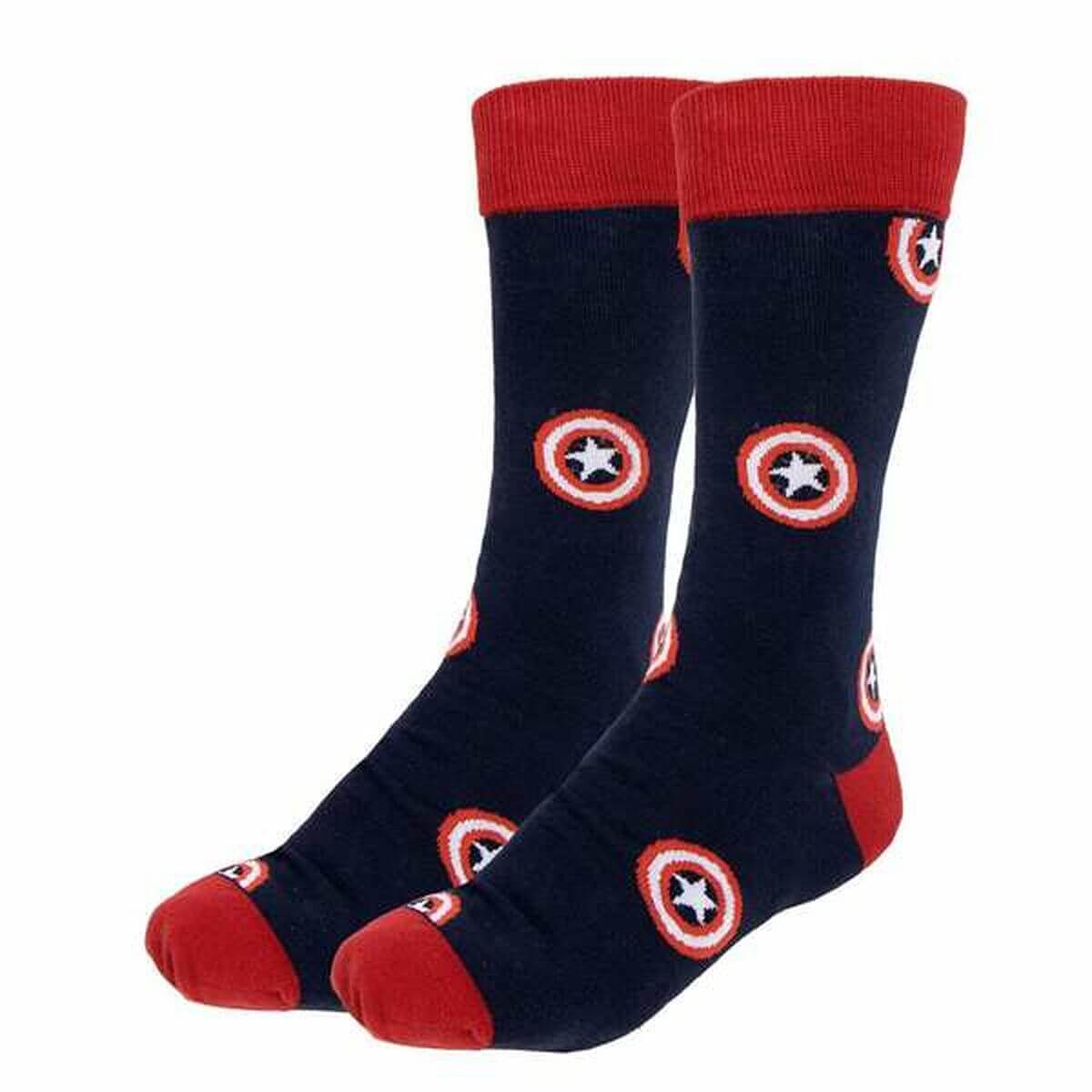 Marvel socks set in multicolour box, size 36-41, perfect for outdoor adventures and camping, available at revlando.com