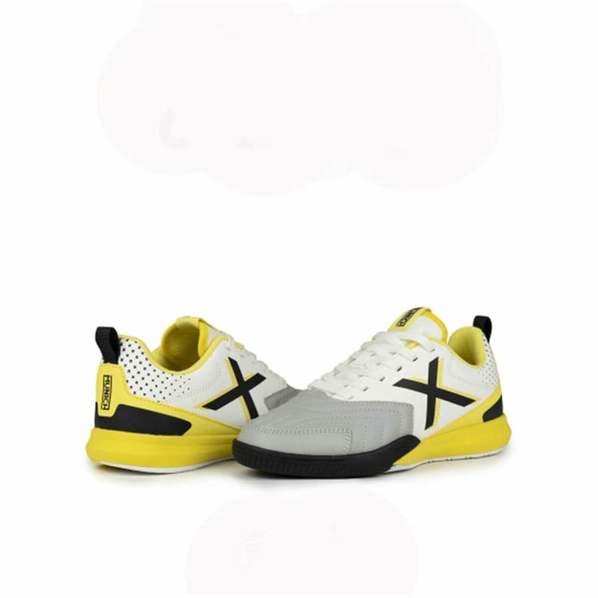 Children's Indoor Football Shoes Munich Rondito Kid Elastic Light grey-0