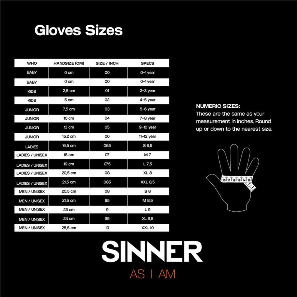 Sinner Phoenix Black ski gloves for outdoor adventures, breathable and waterproof, perfect for camping and winter sports.