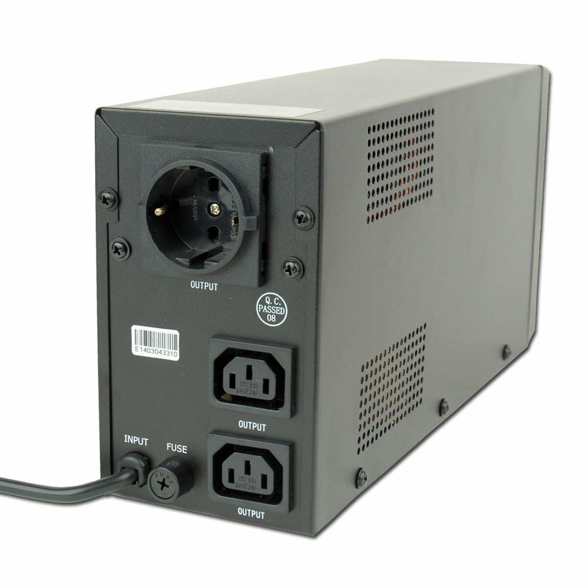 Uninterruptible Power Supply System Interactive UPS GEMBIRD EG-UPS-031 390 W-0