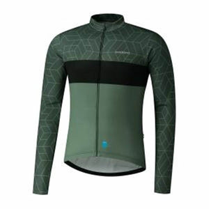 Men's Sports Jacket Shimano Vertex Printed Green-0