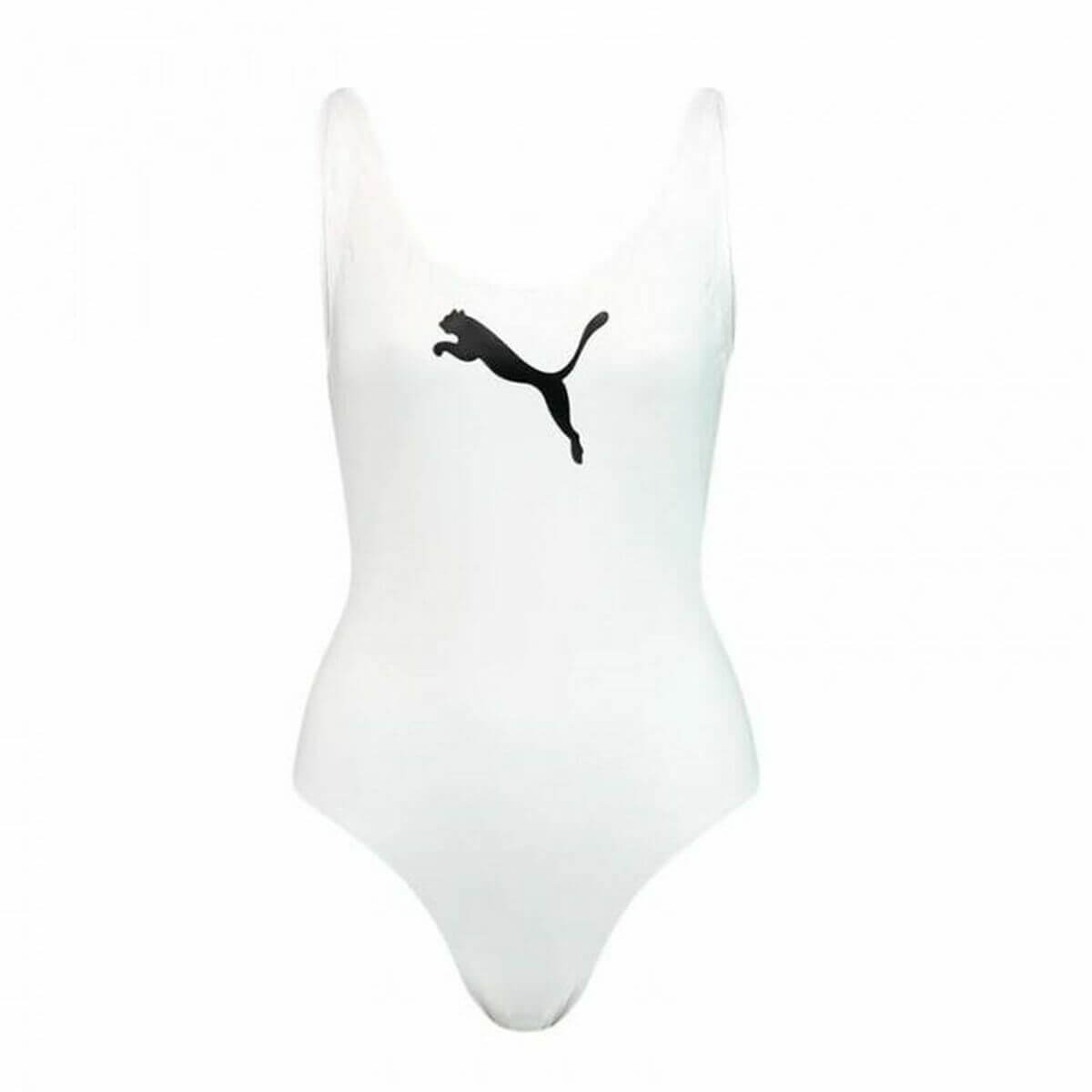 Women’s Puma Classic White Bathing Costume for outdoor adventures - available at revlando.com.