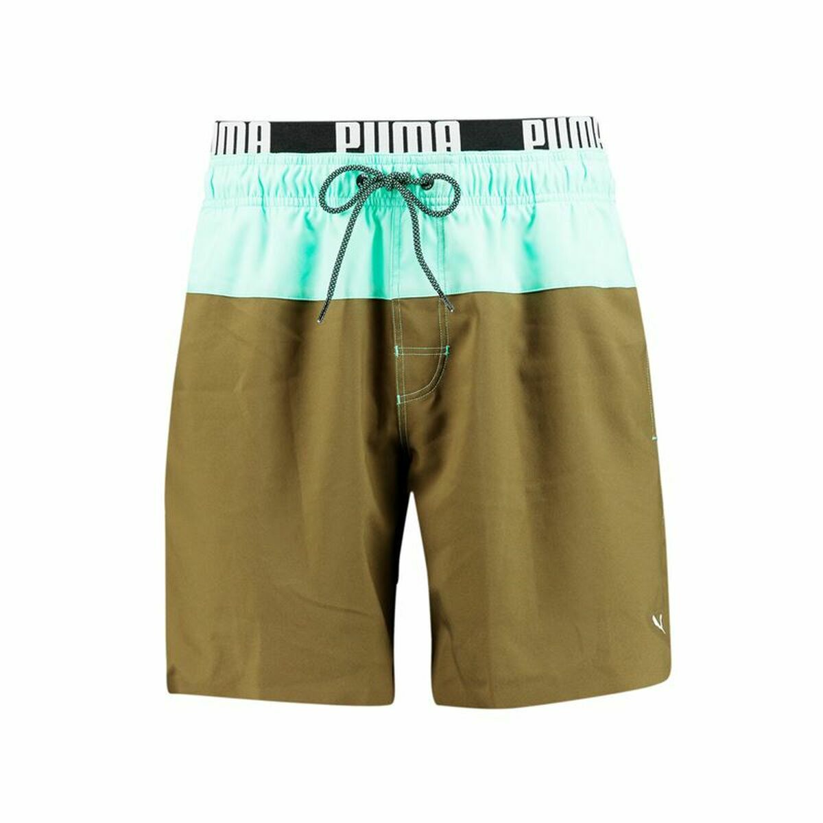 Men’s Bathing Costume Puma Swim Olive-0