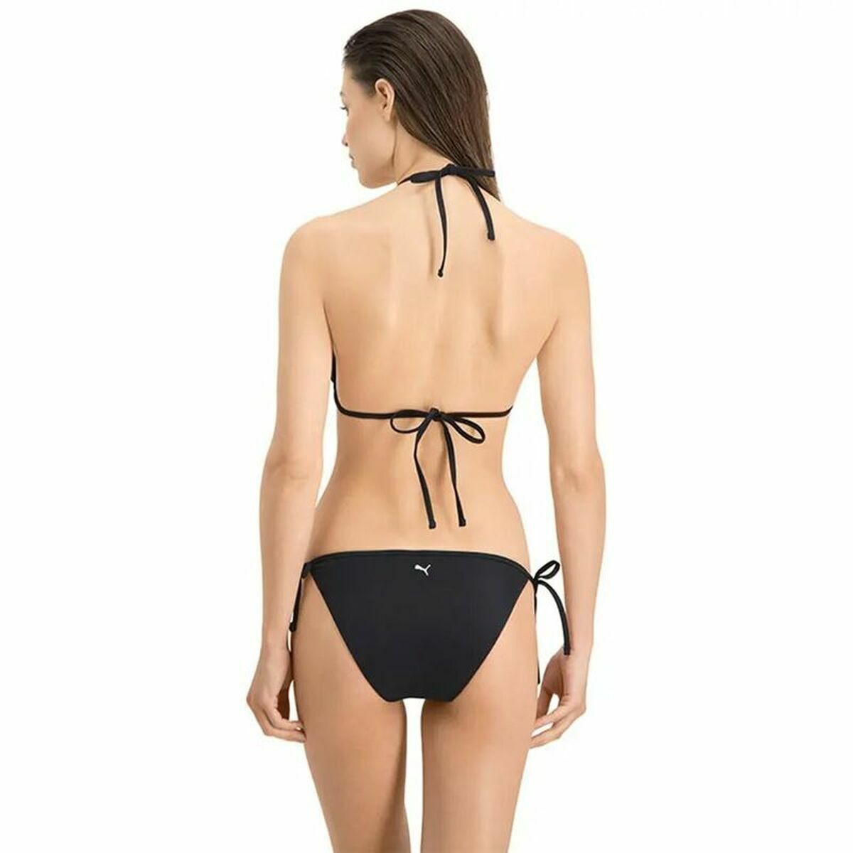 Black Puma Swim Botton panties for women, ideal for outdoor adventures and camping, available at revlando.com.