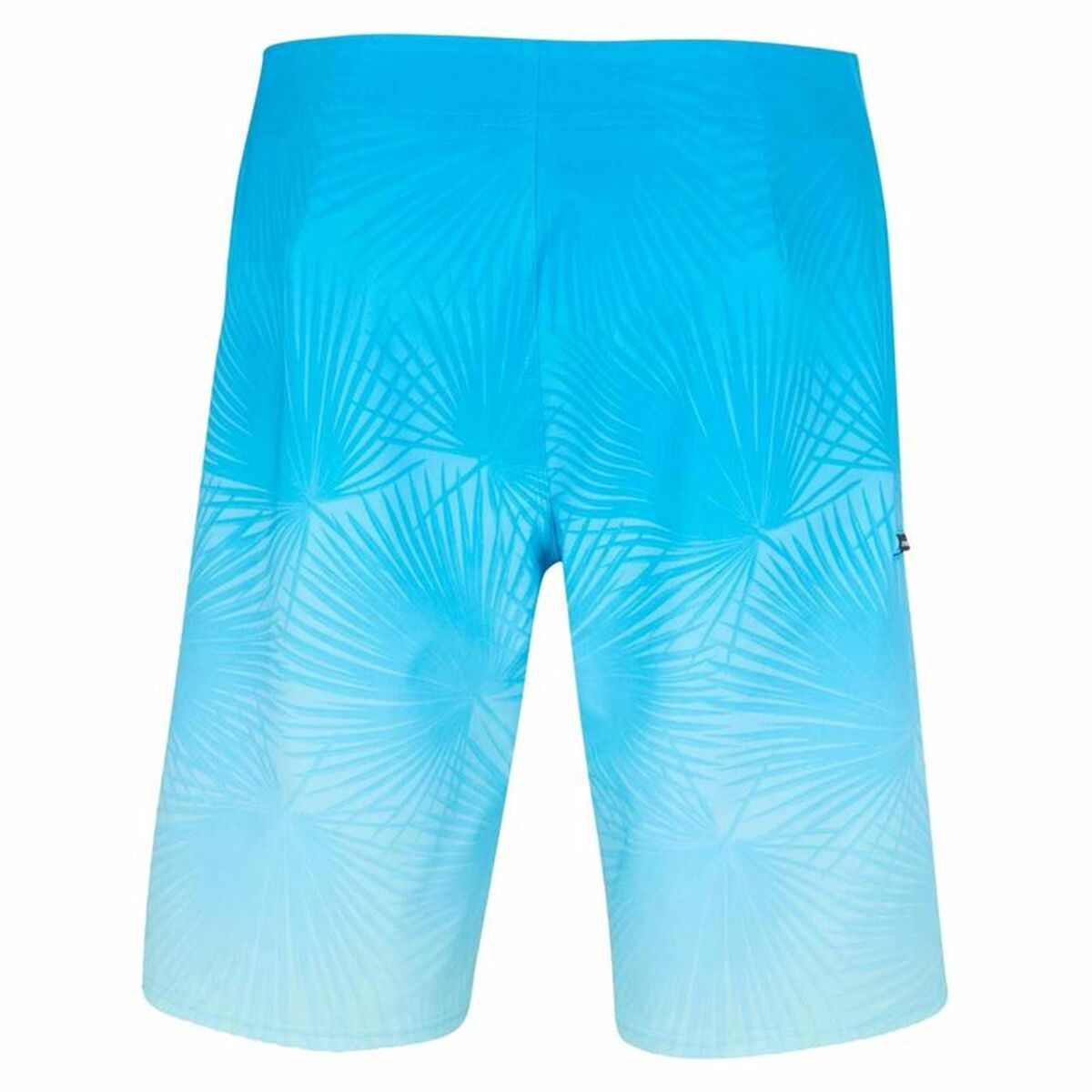 Men's O'Neill Hyperfreak Heat S-Seam Fade 21" bathing shorts in blue, perfect for outdoor adventures and camping.