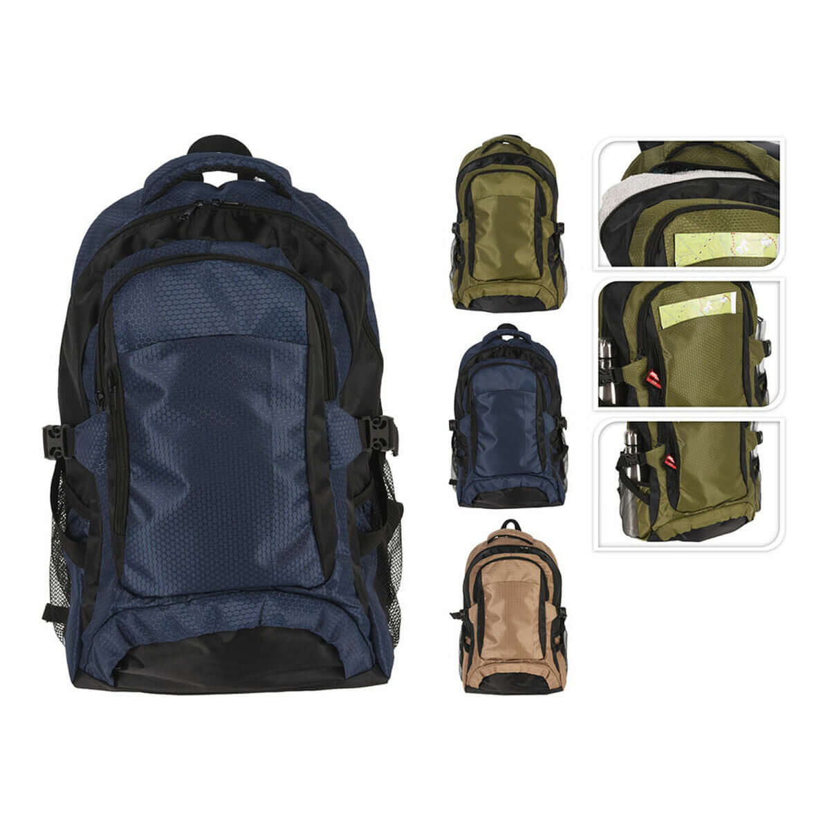 Folding Backpack Redcliffs 30L in assorted colors for camping and outdoor adventures, available at revlando.com.