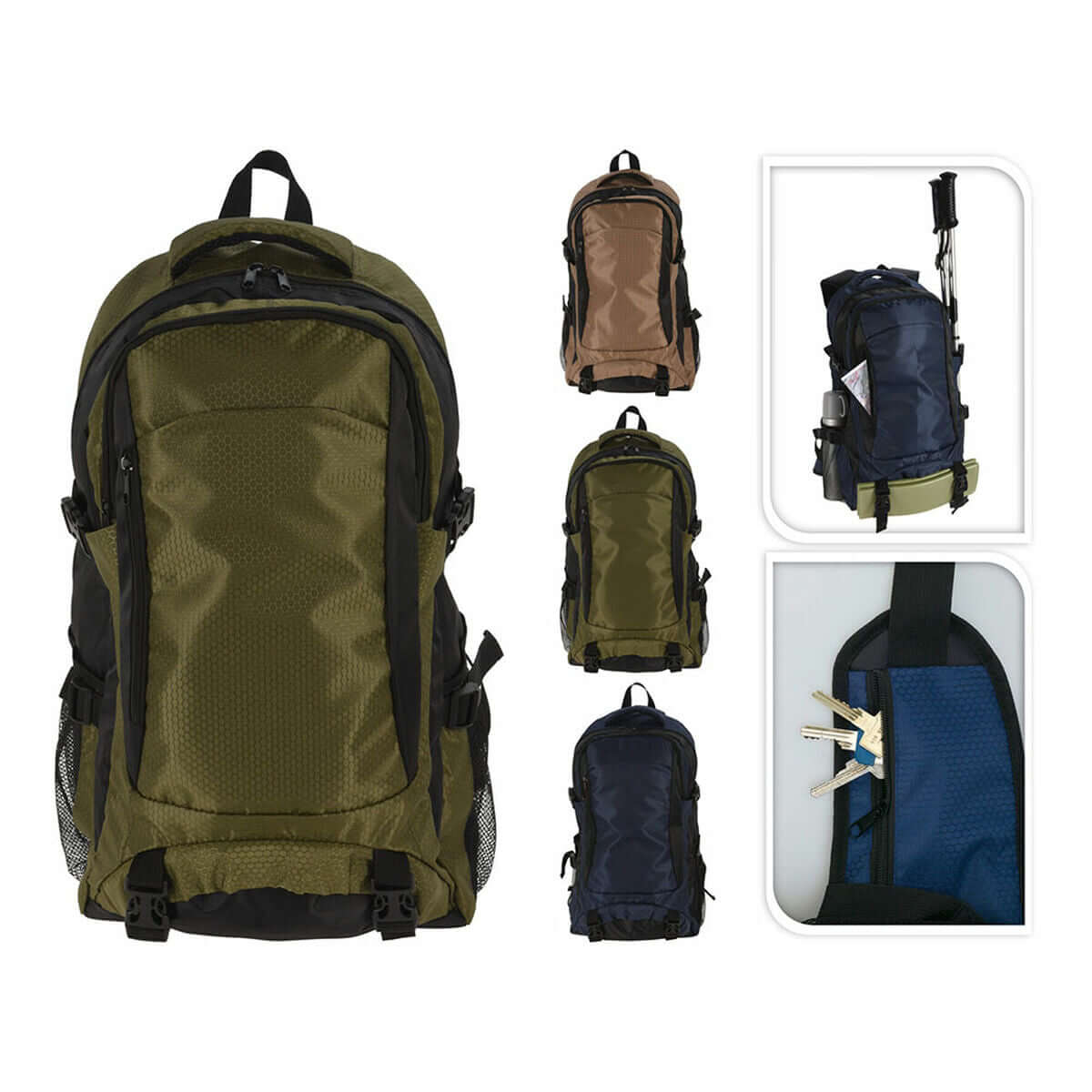 Folding Backpack Redcliffs 40 L in assorted colors, ideal for outdoor adventures and camping. Explore with Revlando.com.