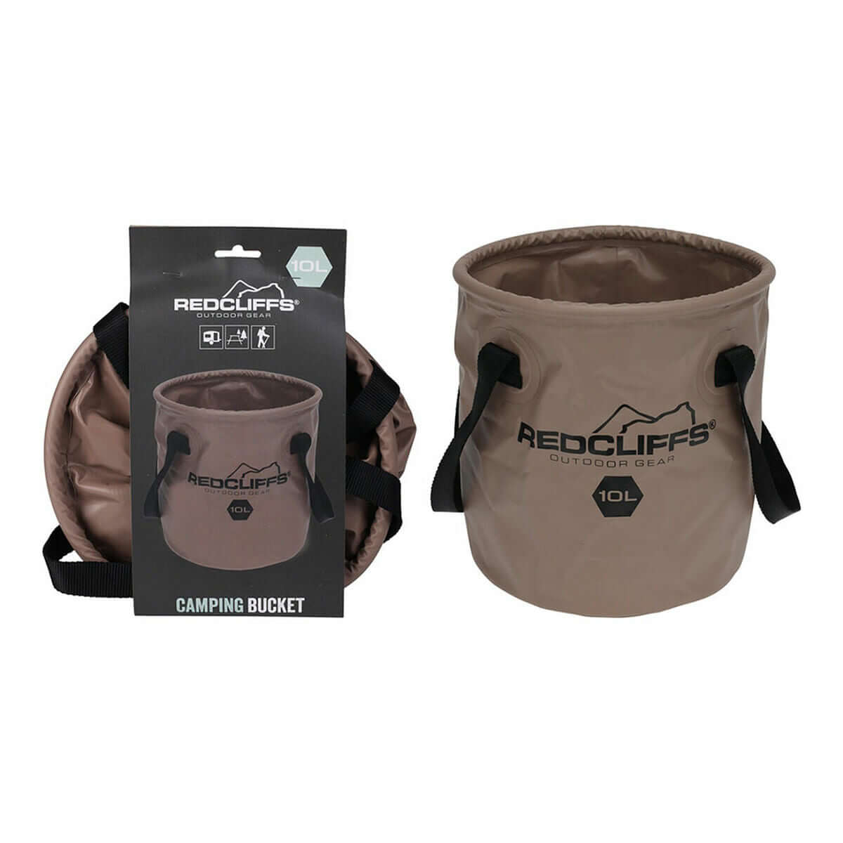 Bucket Lifetime Brown 10 L Ø 24 cm-0