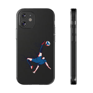 Funda para teléfono Fútbol Patada de bicicleta