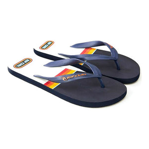 Men's Flip Flops Rip Curl Revival Strip Black White-3