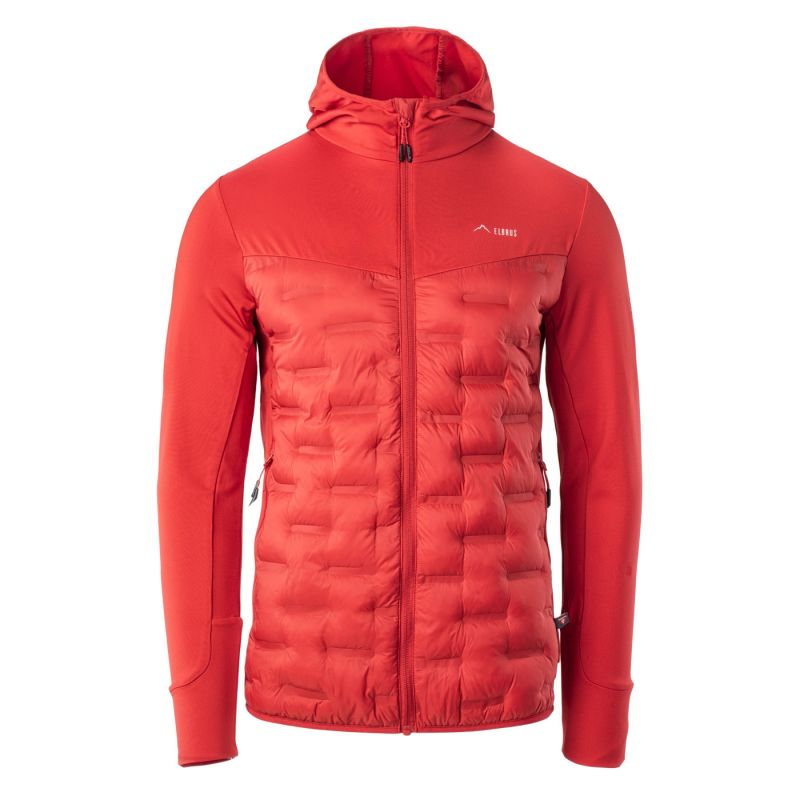 Elbrus Elim Primaloft Men's Jacket - Insulated, Reflective, and Stylish - Red