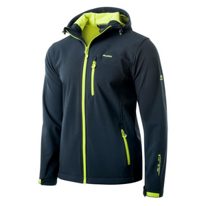 Chaqueta Softshell Elbrus Iver M: impermeable, resistente al viento y transpirable para exteriores para hombre