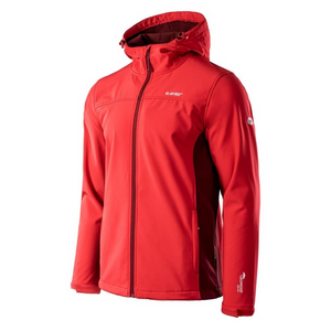 Chaqueta roja Hi-tec Kars para hombre: impermeable, transpirable y elegante