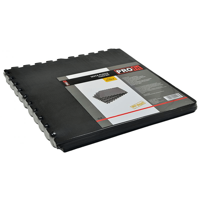 Mat Puzzle PROFIT - High-Quality Non-Slip Exercise Mat for Floor Protection (Set of 4, 61x61 cm each)