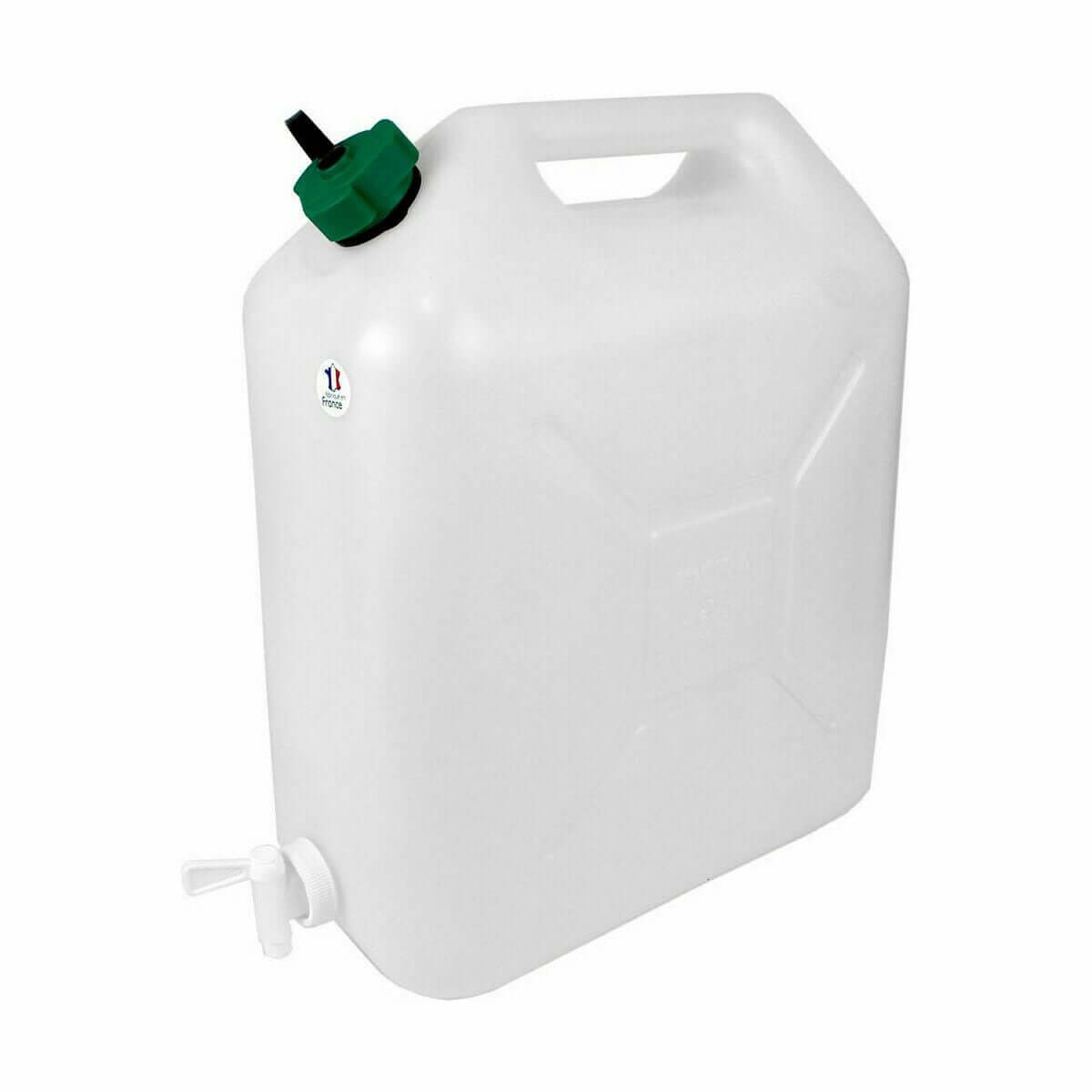 Water jug with tap, 10L capacity, perfect for outdoor camping adventures, set of 10 from revlando.com.