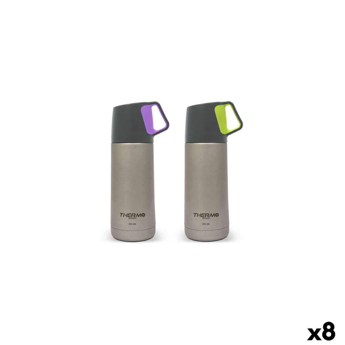 Travel thermos flask ThermoSport Stainless steel Cup 350 ml (8 Units)-0