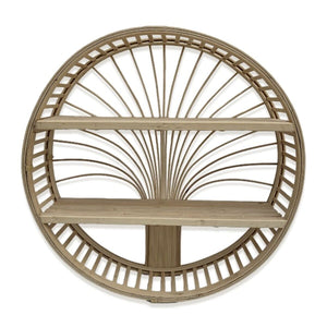 Shelves Versa Bamboo 13 x 50 x 50 cm Circular-1