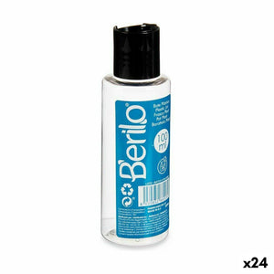 Travel Liquid Dispenser Berilo SE1541-VERTIDOR Black Transparent Plastic 100 ml 4 x 12,3 x 4 cm (24 Units)-0