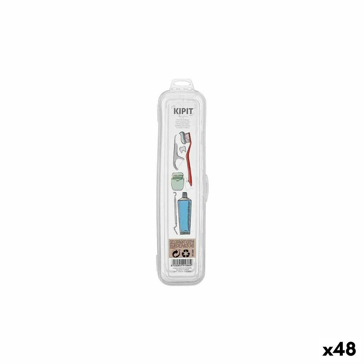 Case Kipit 1 Transparent Hygiene Travel (48 Units)-0