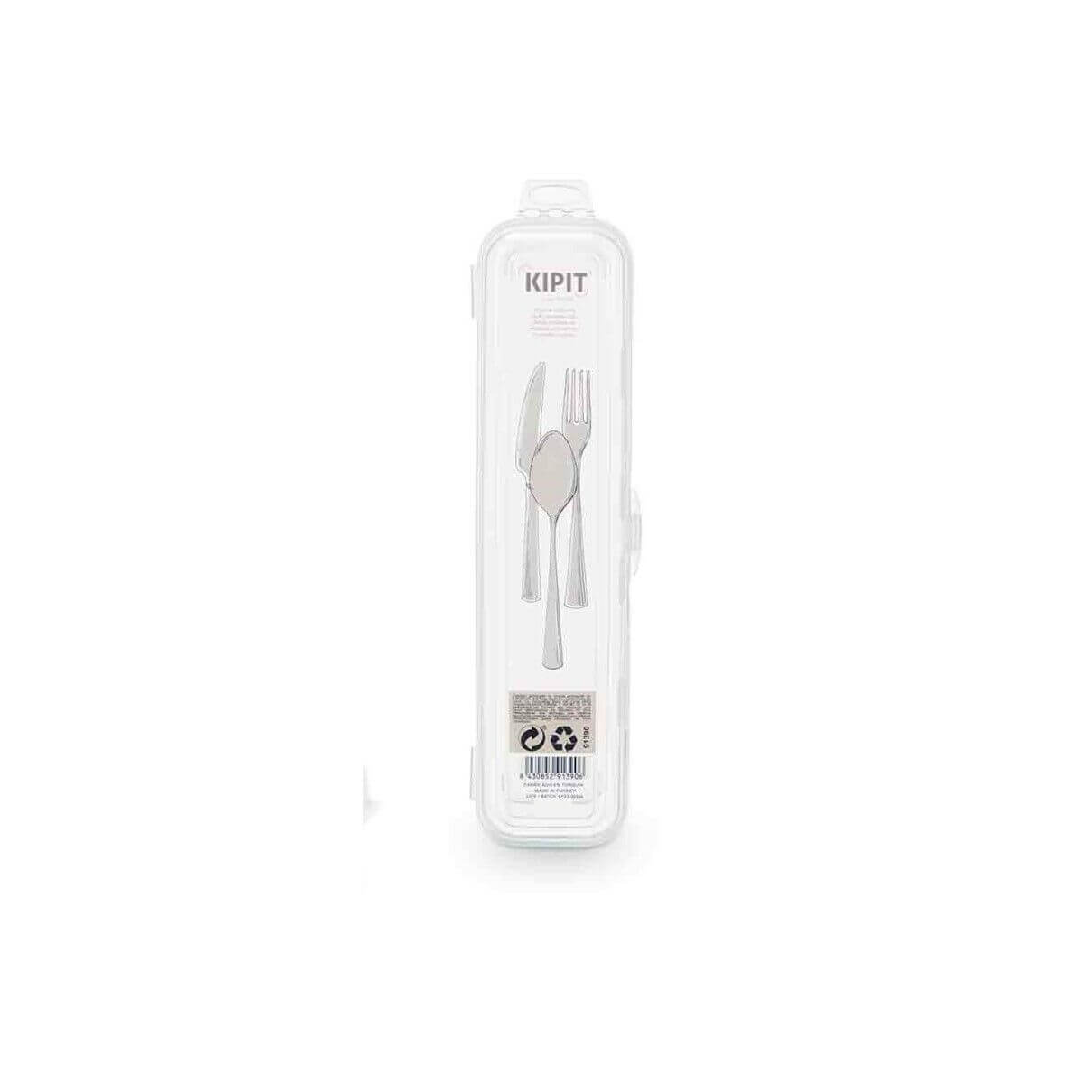 Case Pieces of Cutlery Travel Transparent (48 Units)-0