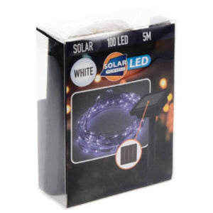Wreath of LED Lights Lifetime Violet 7 m 2 m Solar-0