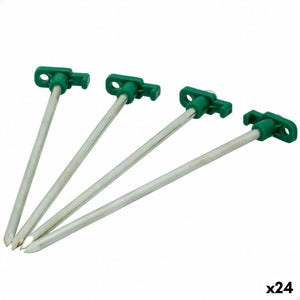 Camping peg Aktive 25 cm 4 Pieces Ø 8 mm (24 Units)-0