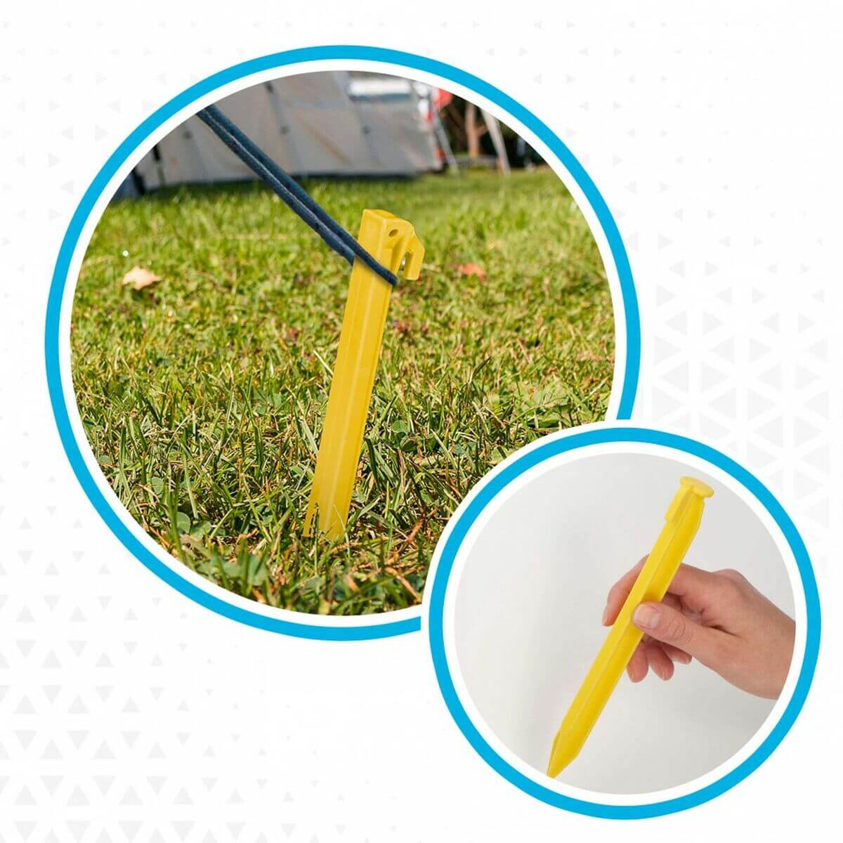 Camping peg Aktive 6 Pieces (24 Units)-0